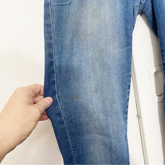 BLUE ASPHALT Uptown slightly distressed skinny jeans long length 5 - Picture 3 of 10